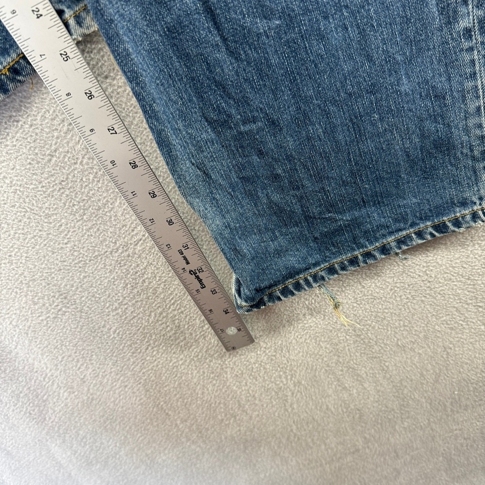 Vintage Levis Jeans Mens 33x34 Blue 512 Bootcut Denim Whisker Faded Baggy y2k - Picture 4 of 12